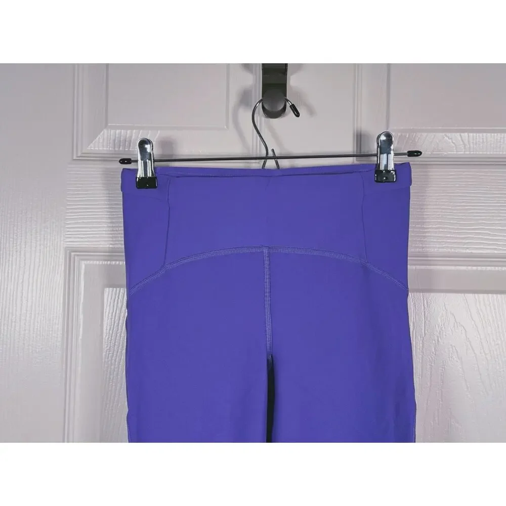 Lululemon SenseKnit Running 2 pc SET High-Rise Leggings Tank Top Size 4/6 Indigo